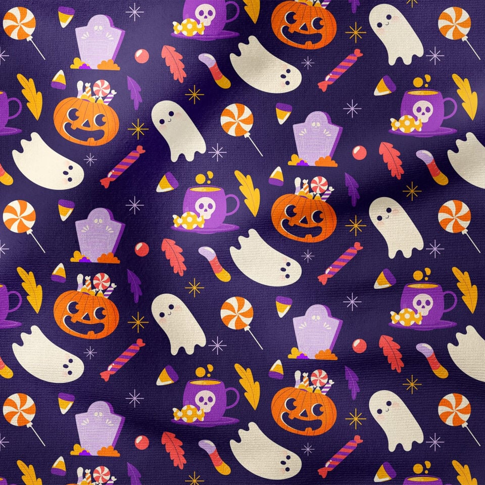 Happy Halloween Sevimli Hayaletler,Balkabakları,Şekerler