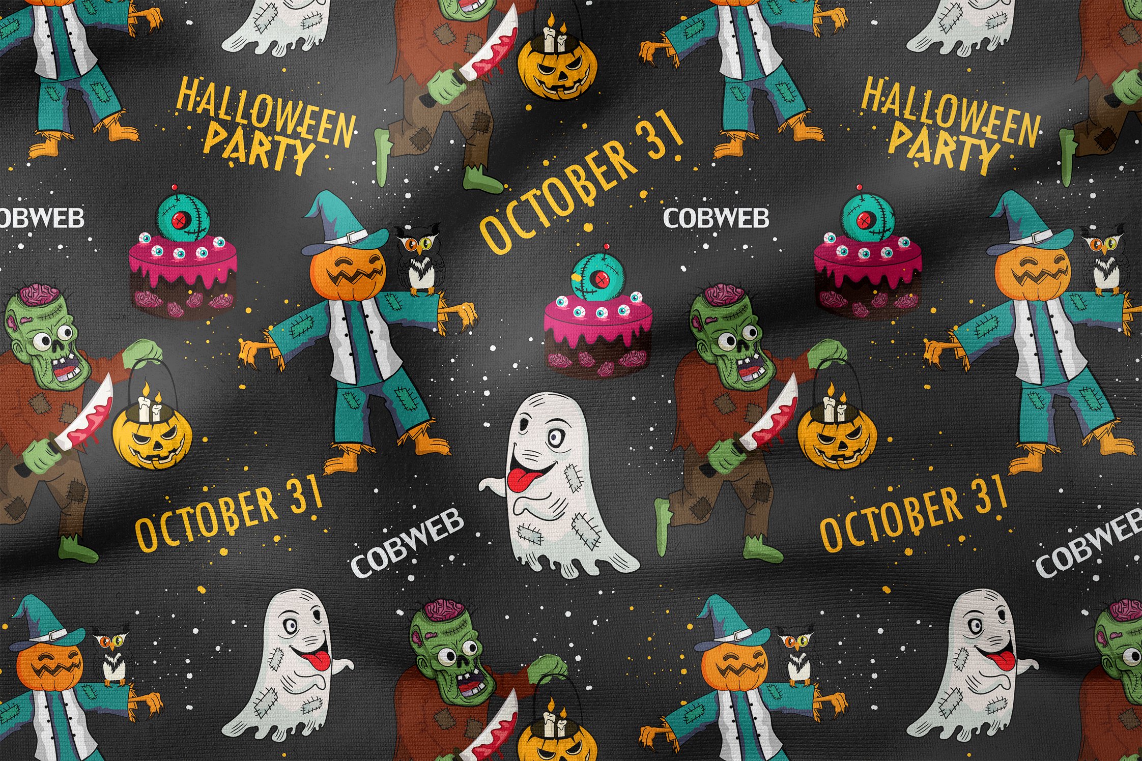 Happy Halloween Hayalet Zombiler