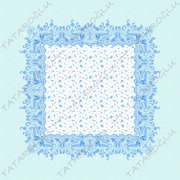 Virginia Collection - Tablecloth 140x140 cm Unsewn Panel Fabric