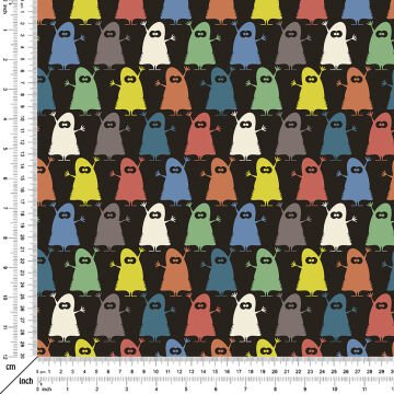 Happy Halloween Renkli Canavarlar