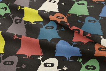 Happy Halloween Renkli Canavarlar