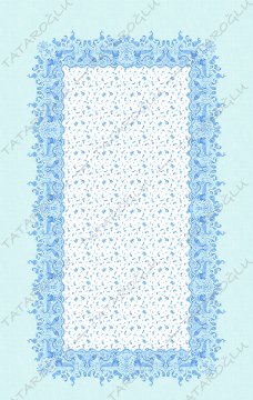 Virginia Koleksiyonu -  Masa Örtüsü 140x240 cm Dikilmemiş Pano Kumaş