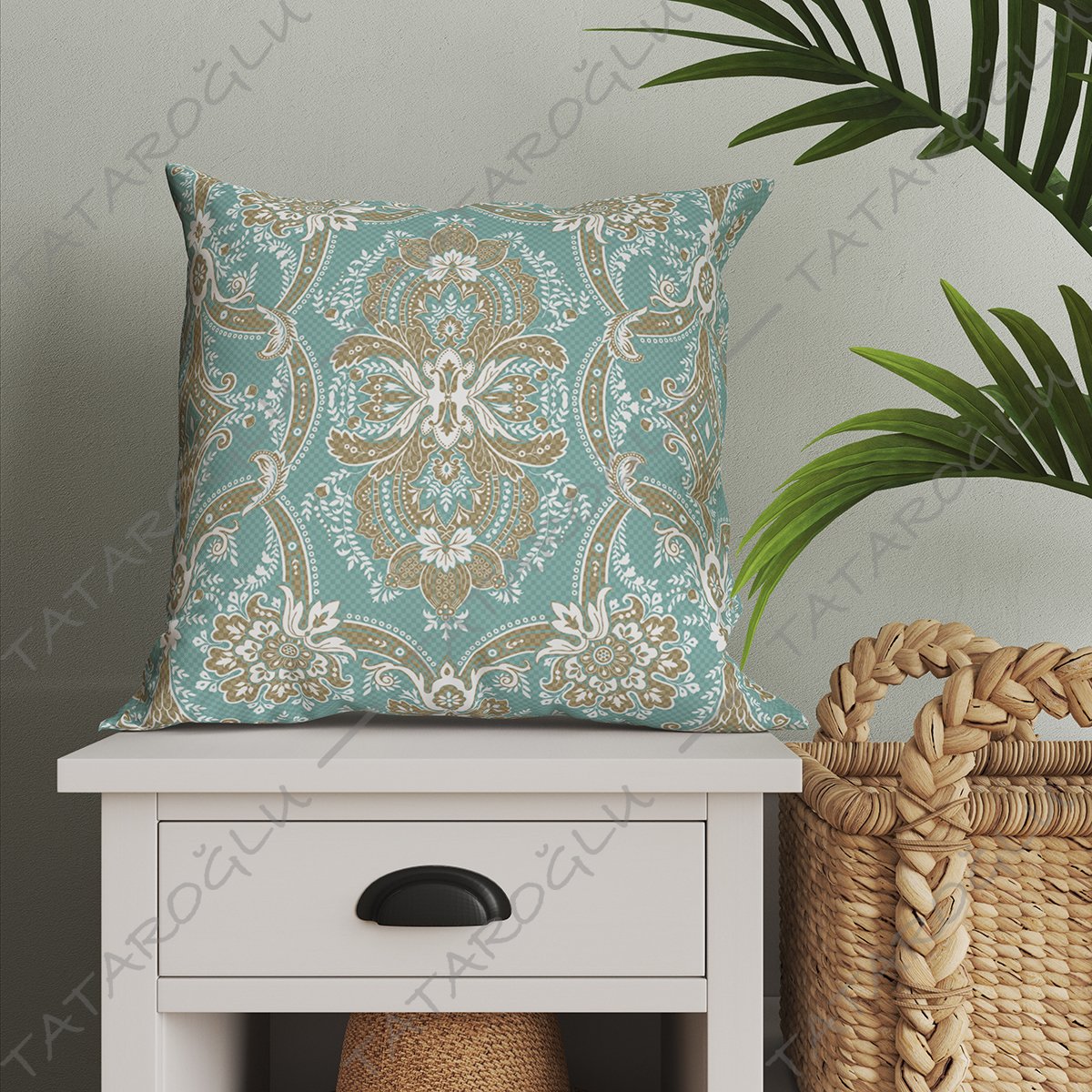 Antique Koleksiyonu - 2'li Set Kırlent Paneli-1