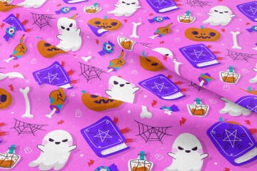 Happy Halloween Balkabağı, Örümcek Ağ, Gözlü Şekerleme, Hayalet