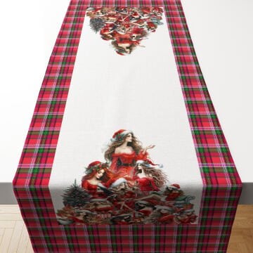 Yılbaşı Güzelleri  (Dikilmemiş) Panel Kumaş