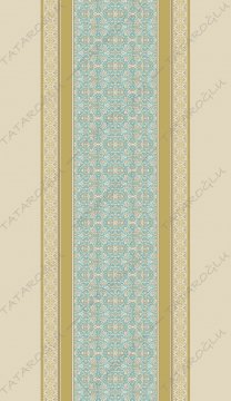 Antique Koleksiyonu - Masa Örtüsü 140x240 cm Dikilmemiş Pano Kumaş