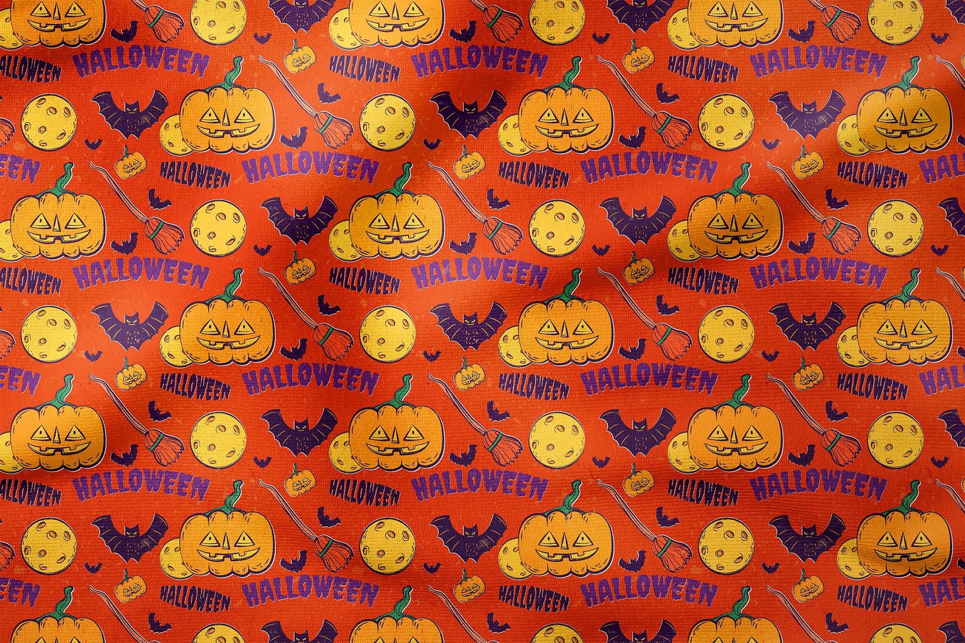 Happy Halloween Kabaklar İçinde Hayaletler ve Yarasalar