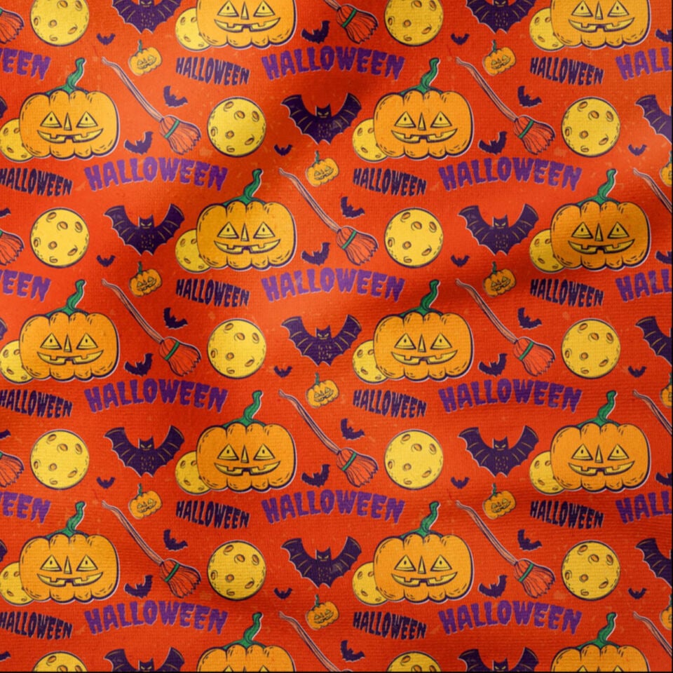 Happy Halloween Kabaklar İçinde Hayaletler ve Yarasalar