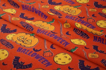 Happy Halloween Kabaklar İçinde Hayaletler ve Yarasalar