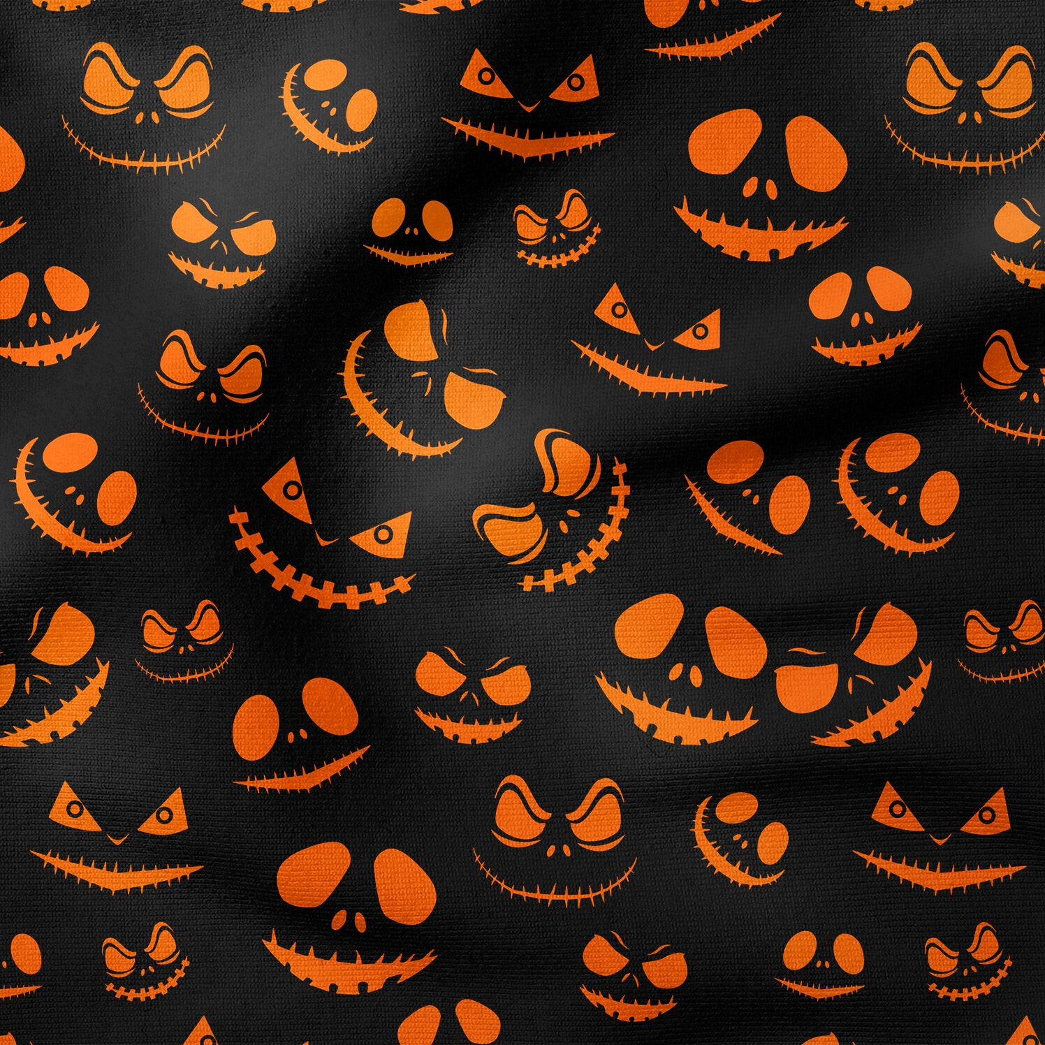 Happy Halloween Turuncu Gülen Hayalet Kabaklar