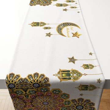 Ramazan Koleksiyonu- Runner Dikilmemiş Panel Kumaş(%20 İNDİRİM)