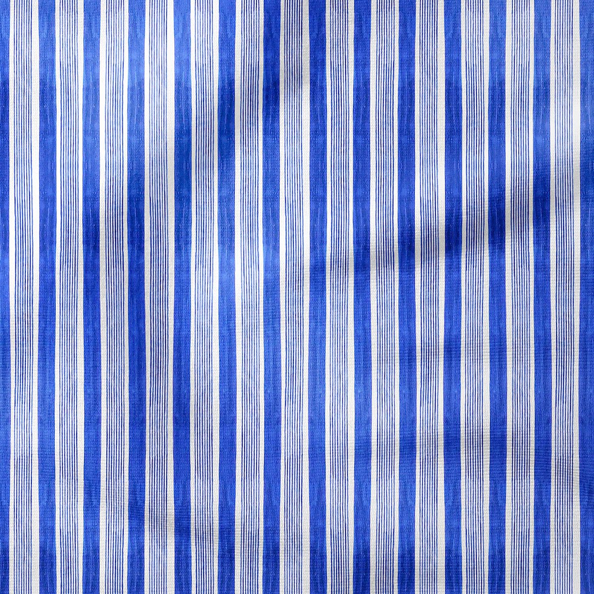 Vintage Blue Blanc Mavi Çizgi Kumaş