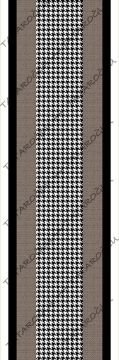 50 cm Runner Jute Look Houndstooth Patterned Fabric (FALL SALE)