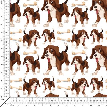 Kemikler Arasında Beagle Köpek