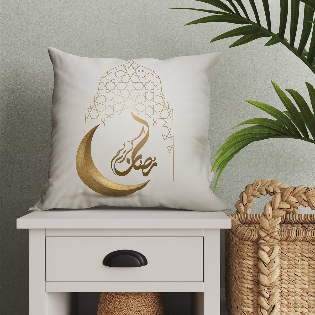 Ramazan Koleksiyonu- Kırlent Kumaş Paneli 2'li(%20 İNDİRİM)