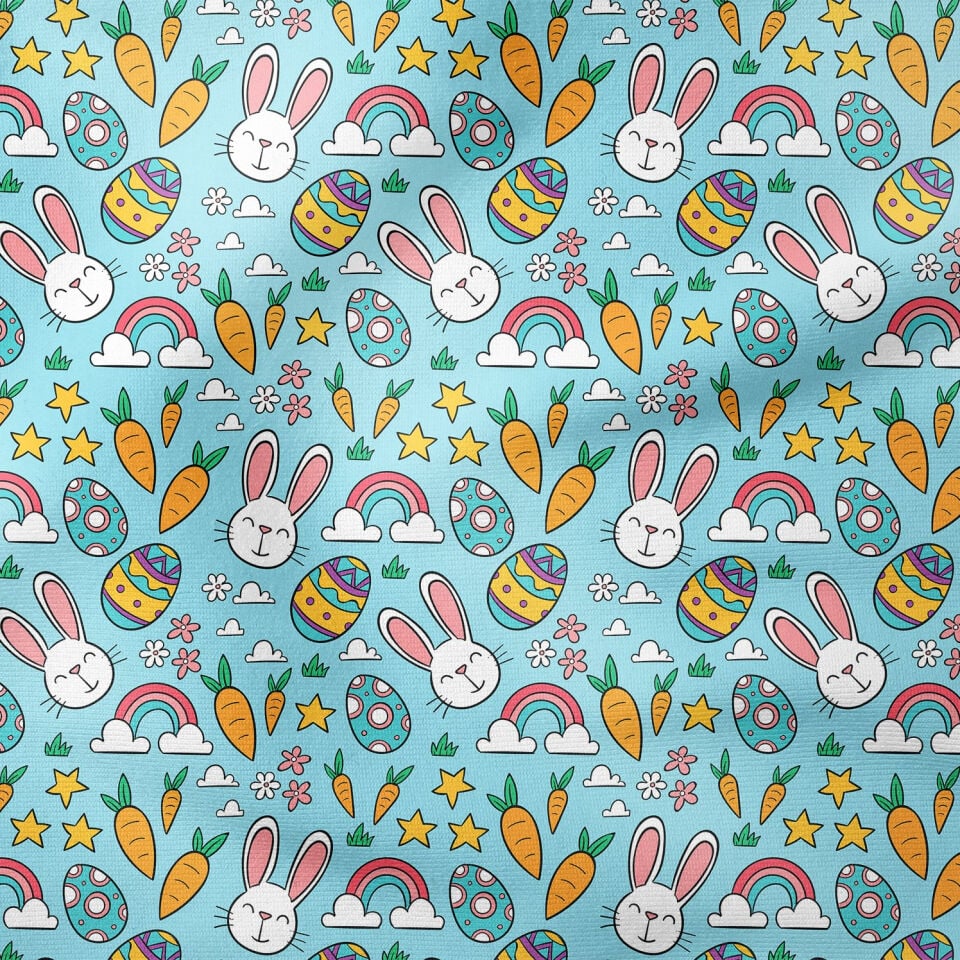 Happy Easter / Paskalya Yumurtaları, Gökkuşağı, Tavşanlar