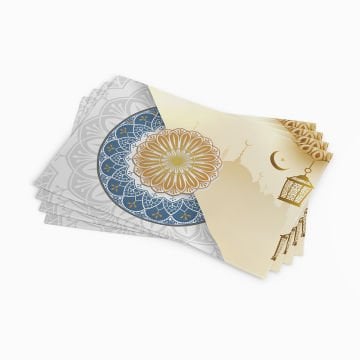 Ramazan Koleksiyonu - Amerikan Servisi 3'lü set Dikilmemiş Panel Kumaş(%20 İNDİRİM)