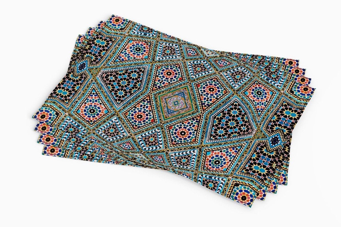 Ramazan Koleksiyonu - Amerikan Servisi 3'lü set Dikilmemiş Panel Kumaş(%20 İNDİRİM)