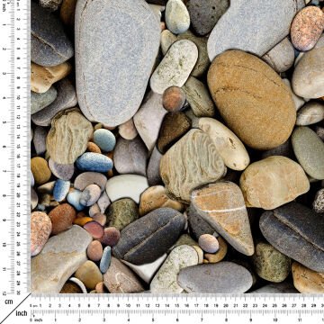 Taş Görünümlü Kumaş Büyük Doğal Taş Desenli, 3D Etkili Dekor Kumaşı, Duvar Paneli Kumaşı, Rustic ve Modern Kumaş