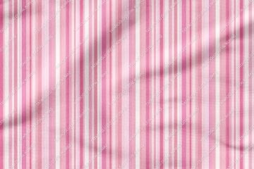 Sevgililer Günü Koleksiyonu-Soft Tonlarda Pembe Çizgili Çok Amaçlı Dekoratif Kumaş