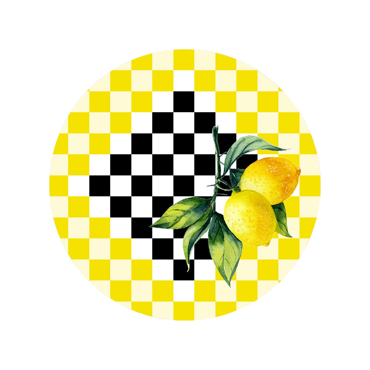 Damalı Limonlu Servis Suplası - Supla 3'lü Set