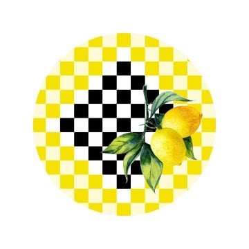 Damalı Limonlu Servis Suplası - Supla 3'lü Set