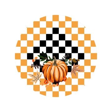 Damalı Balkabaklı Servis Suplası - Supla 3'lü Set