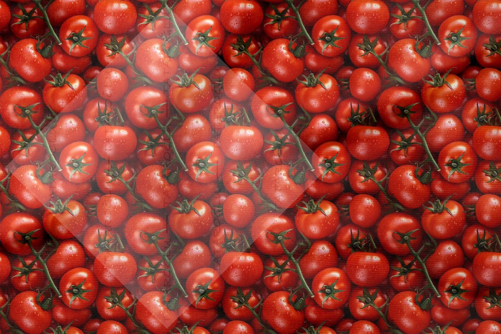 Cherry Domates Desenli Dekoratif Mutfak Kumaşı