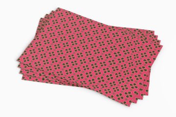 Sevgililer Günü Koleksiyonu -  Amerikan Servisi 3'lü set Dikilmemiş Panel Kumaş