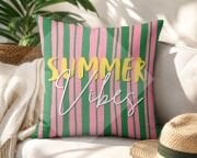 Summer Vibes Kırlent Paneli 45x45 cm 2'li Dikilmemiş Kırlent Paneli