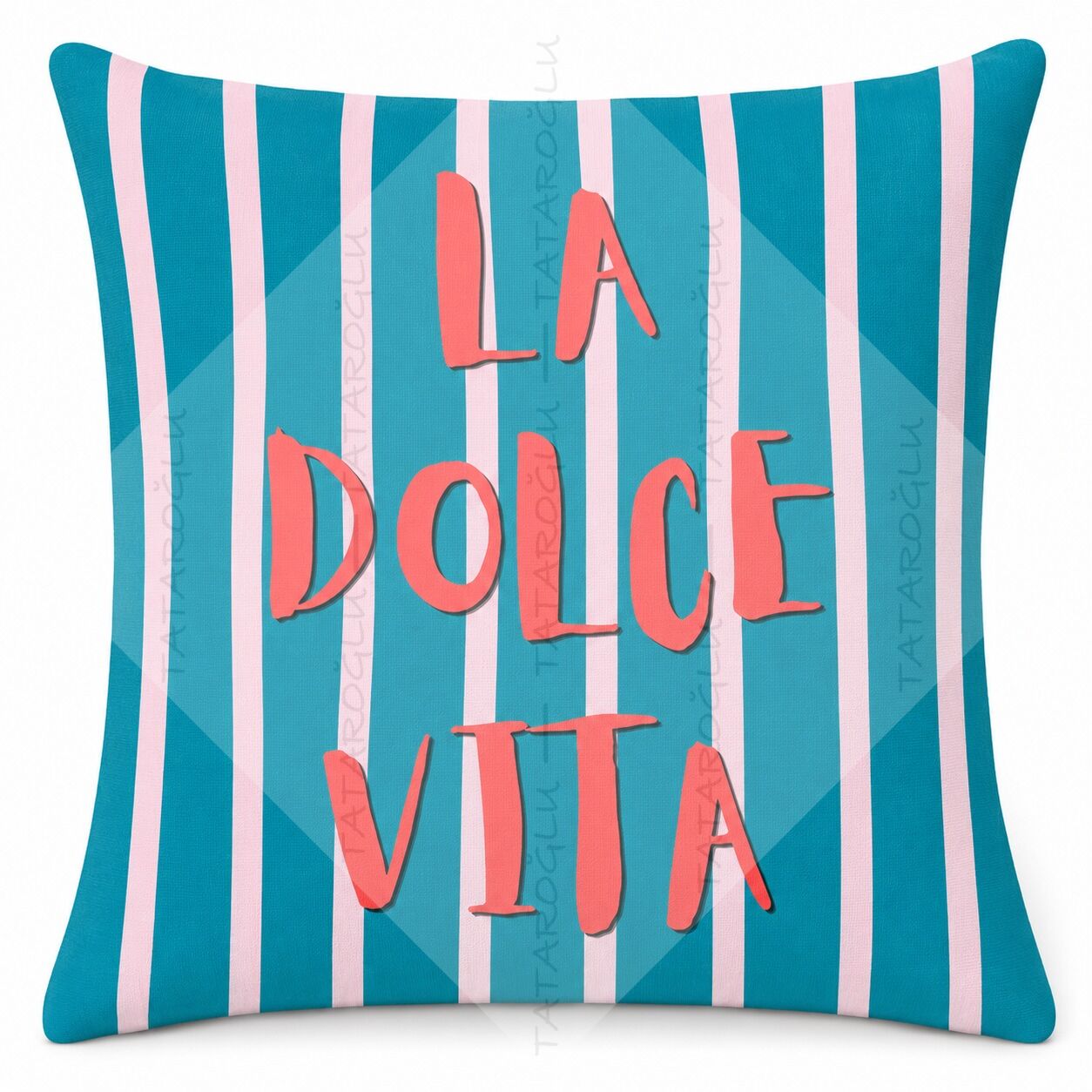 La Dolce Vita Kırlent Paneli 45x45 cm 2'li Dikilmemiş Kırlent Paneli