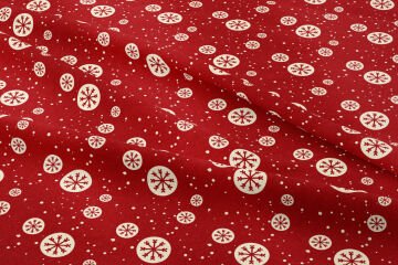 Christmas Collection-Red White Snowflakes