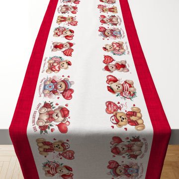 Sevgililer Günü Koleksiyonu-Runner Panel Kumaş(Dikişsiz)-2