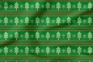 Christmas Collection-Snowflakes with Pine Trees