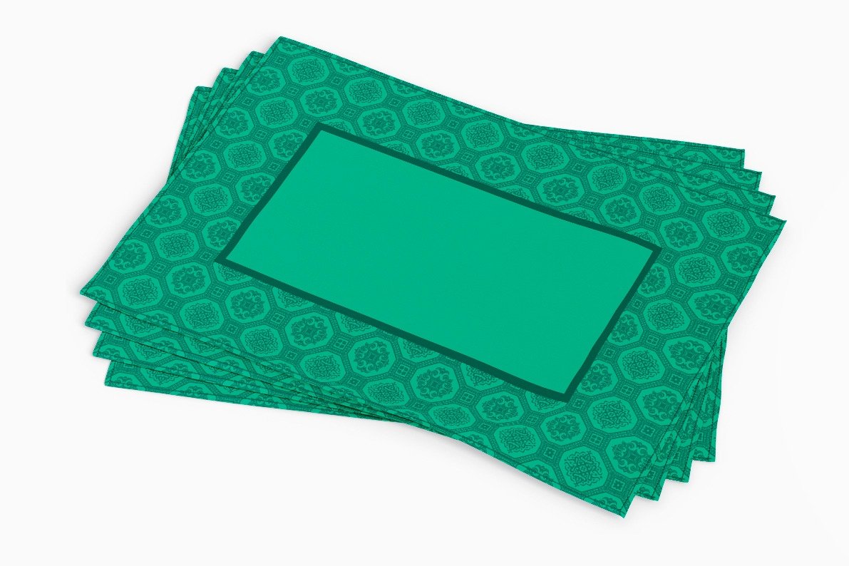 Ramazan Koleksiyonu - Amerikan Servisi 3'lü set Dikilmemiş Panel Kumaş
