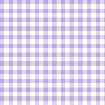 Yaz Koleksiyonu - Soft Renkler Lila Gingham Ekose Dekoratif Dijital Baskı Kumaş