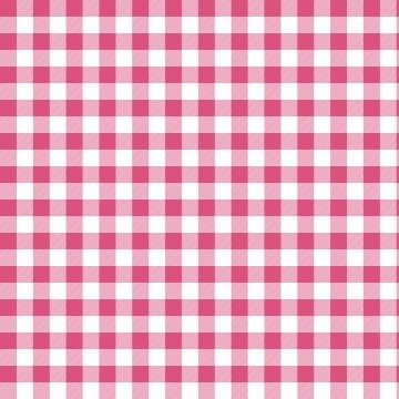 Yaz Koleksiyonu - Soft Renkler Kiraz Pembe Gingham Ekose Dekoratif Dijital Baskı Kumaş
