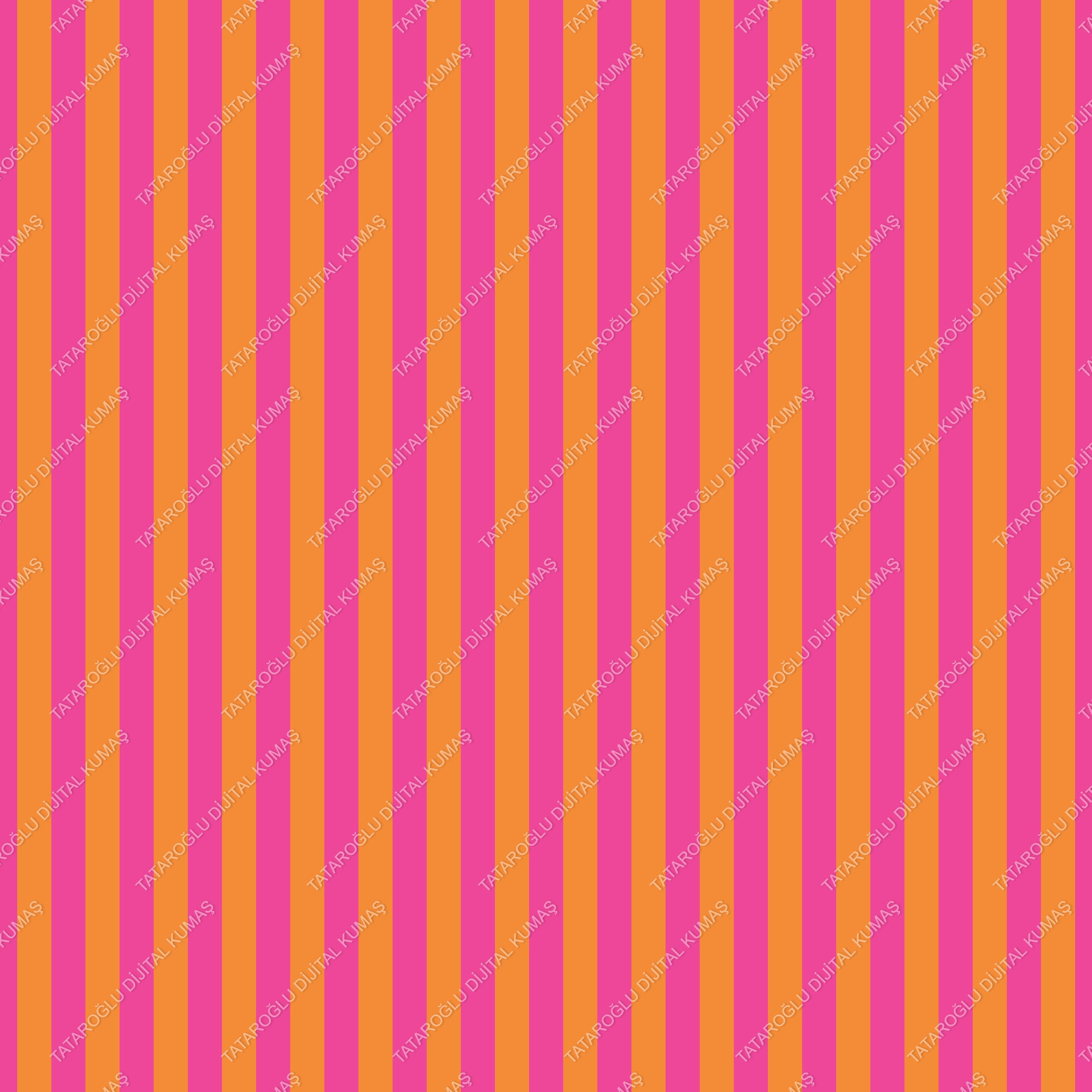Yaz Koleksiyonu Vintage Pembe Çizgili Desenli Çok Amaçlı Dekoratif Dijital Baskı Kumaş