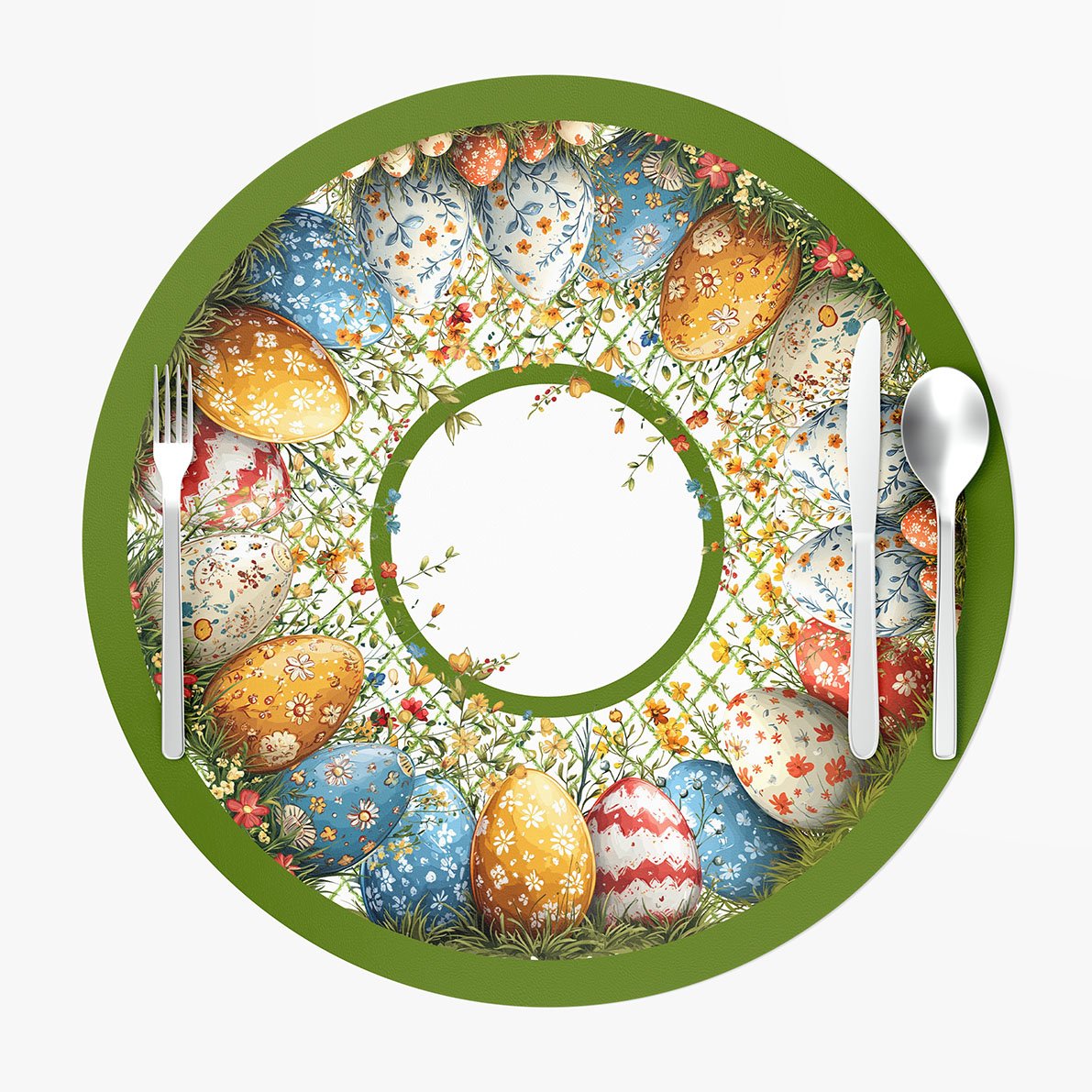 Paskalya Koleksiyonu-Supla 3'lü set Dikilmemiş Panel Kumaş