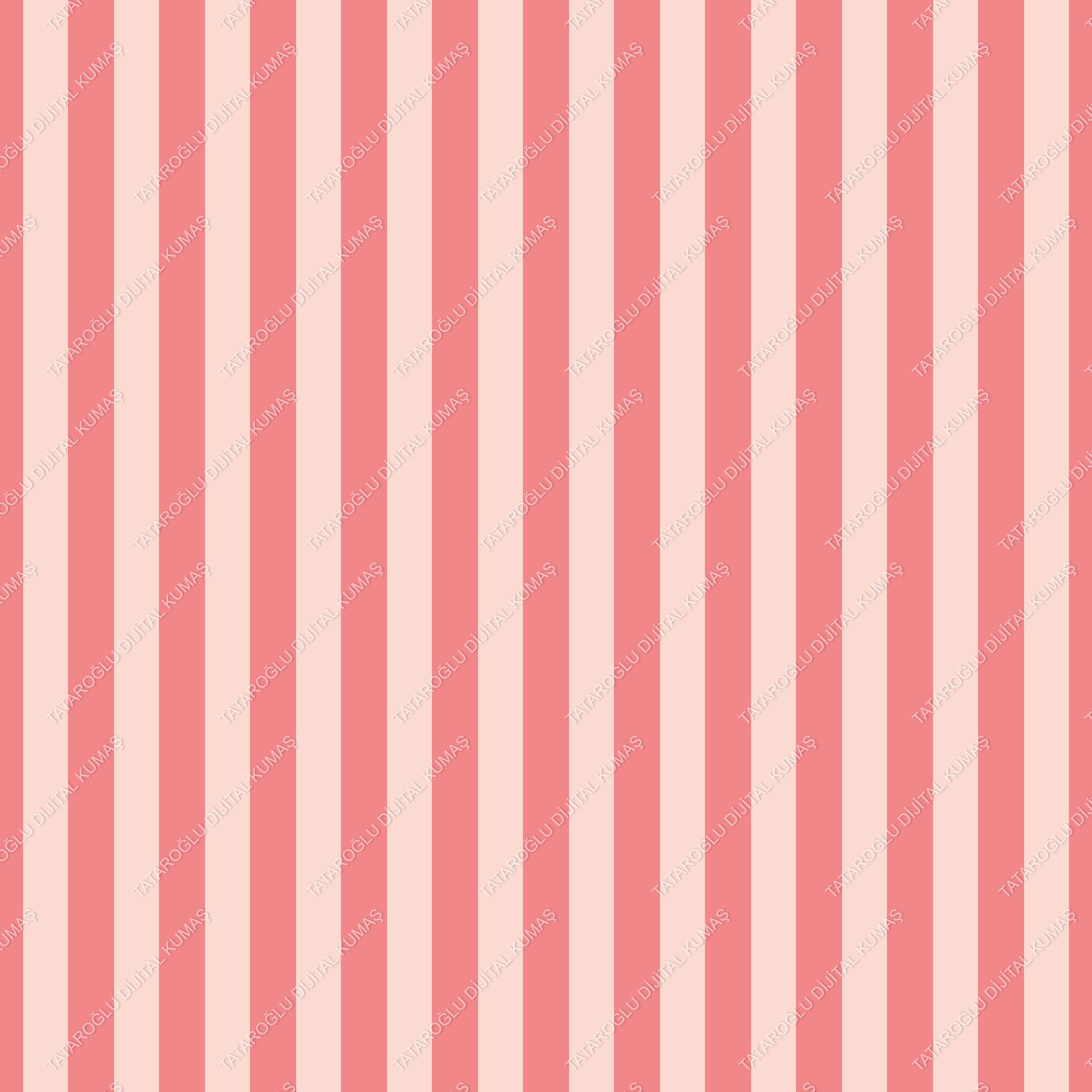 Yaz Koleksiyonu Vintage Pembe Bej Çizgili Desenli Çok Amaçlı Dekoratif Dijital Baskı Kumaş