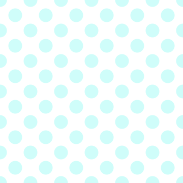 Polka Dot  1 cm Beyaz - Turkuaz Yeşili Puantiye Dekoratif Baskı Kumaş