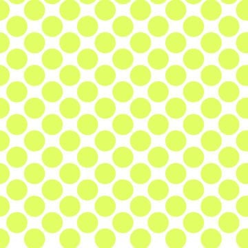 Polka Dot 1 cm Beyaz - Lime Yeşili Puantiye Dekoratif Baskı Kumaş