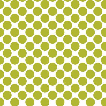 Polka Dot 1 cm Beyaz - Yağ Yeşili Puantiye Dekoratif Baskı Kumaş