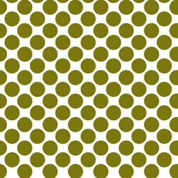 Polka Dot 1 cm Beyaz - Koyu Yağ Yeşili Puantiye Dekoratif Baskı Kumaş