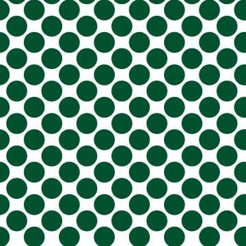 Polka Dot 1 cm Beyaz - Royal Yeşil Puantiye Dekoratif Baskı Kumaş