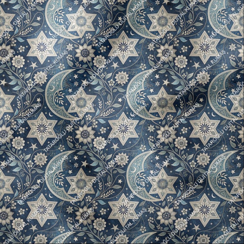 Ramazan Koleksiyonu - Çok Amaçlı Dekoratif Çok Amaçlı Tasarım Kumaş