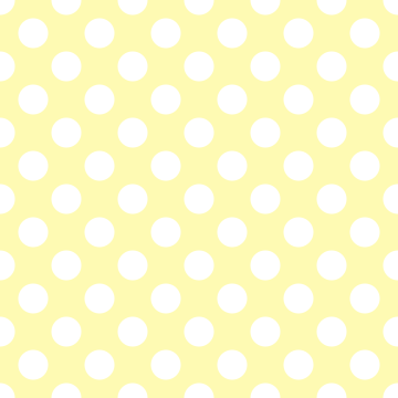 Ткань с декоративным принтом в горошек 1 см Gold Sprout Yellow - White Polka Dot