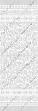 50 cm Runner Gray Effect Patterned Digital Printed Fabric