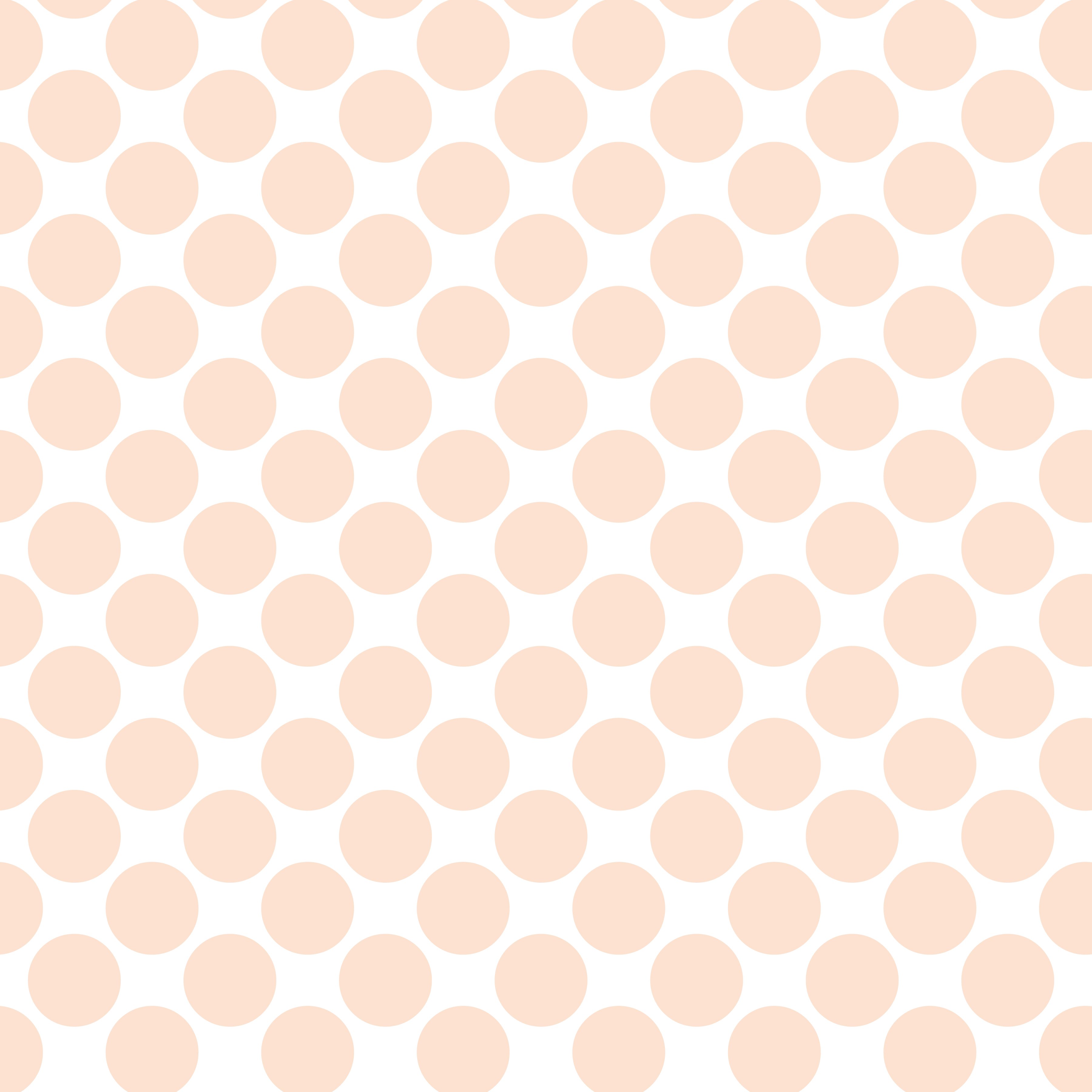 Polka Dot 1 cm Beyaz - Beyazlatılmış Badem Puantiye Dekoratif Baskı Kumaş