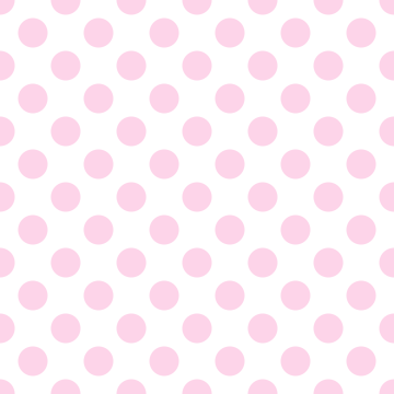 Polka Dot 1 cm Beyaz - Şirin Pembe Puantiye Dekoratif Baskı Kumaş